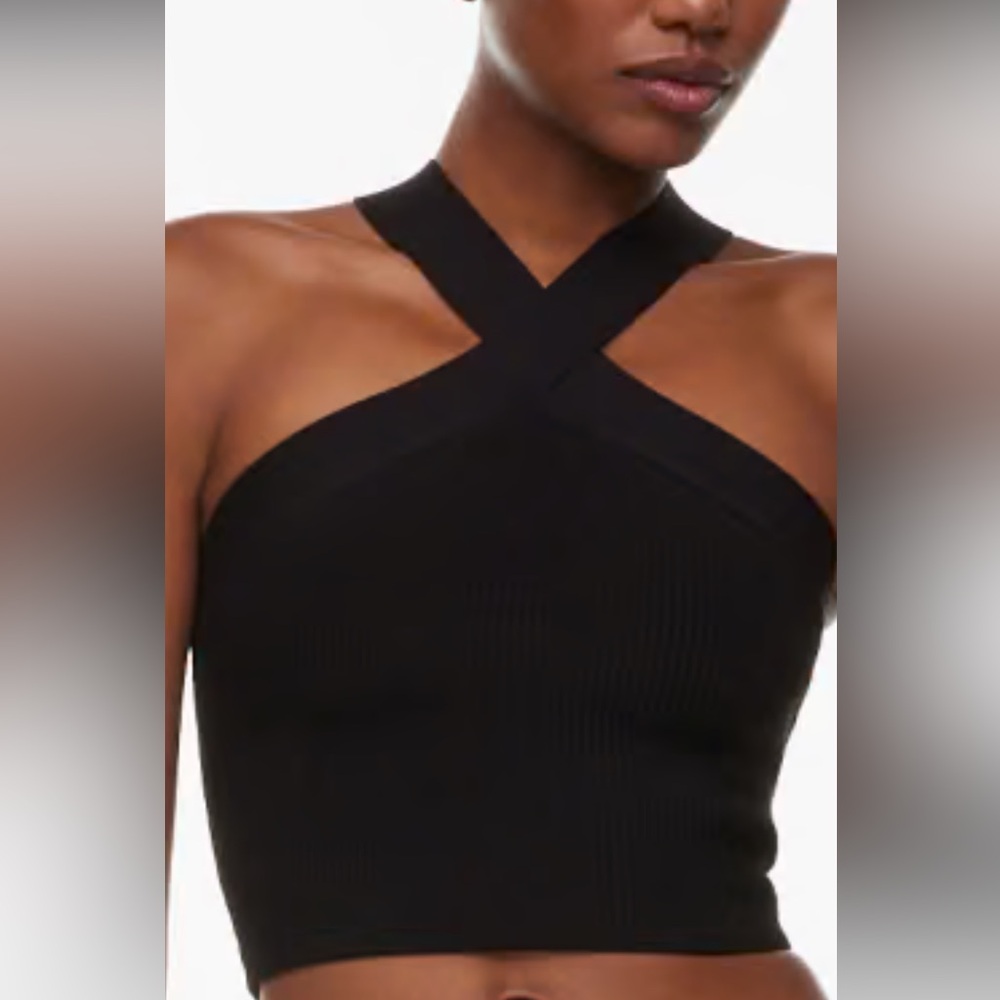 Aritzia Babaton Criss Cross Cropped Tank - Picture 3 of 3